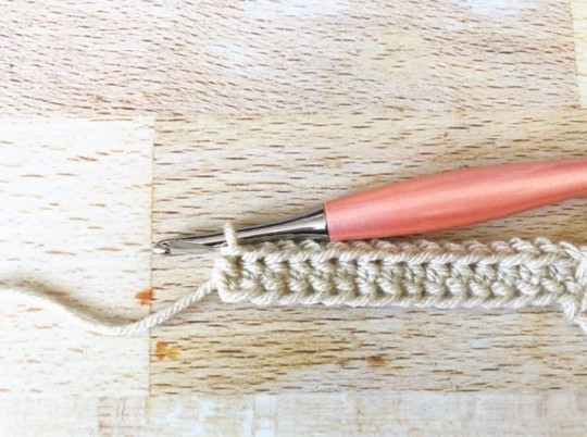 Front Post Half Double Crochet Stitch Photo Tutorial