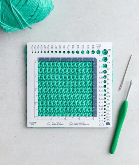 How to Measure Crochet Gauge