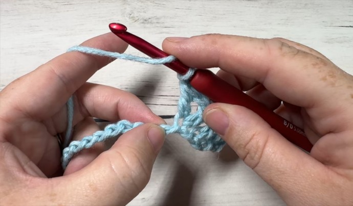 How to Crochet the Raindrop Lace Stitch Photo Tutorial