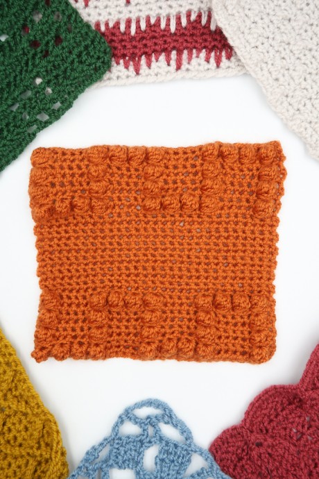 Bobble Frieze Crochet Stitch