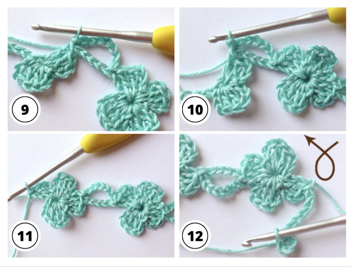 Crochet Lace Flower Stitch