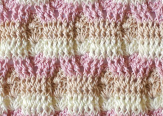Crochet Tutorial: Textured Oval Shell Stitch