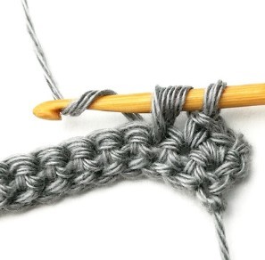 Aligned Bobble Crochet Stitch Photo Tutorial