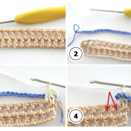 Flower Shell Crochet Stitch