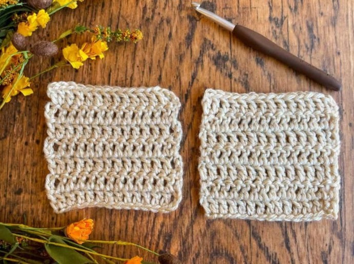 Stacked Single Crochet Stitch Photo Tutorial