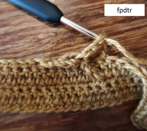 Bird Prints Crochet Stitch Photo Tutorial