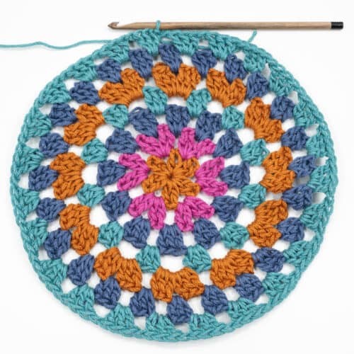 How To Crochet a Granny Circle Photo Tutorial