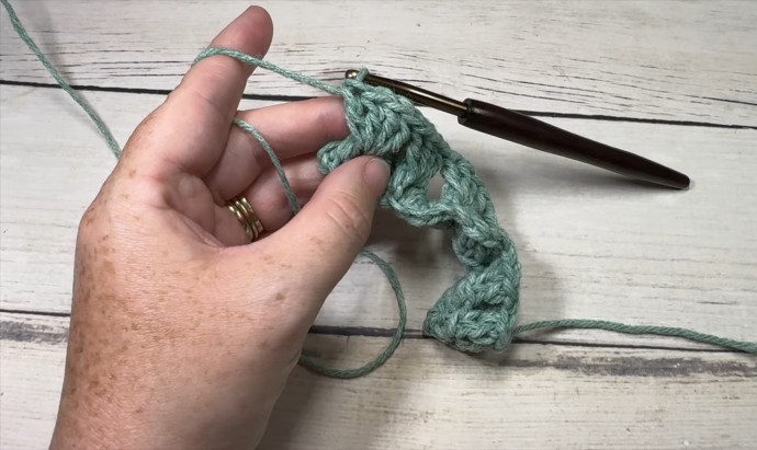 How to Crochet the 3D Twisted Shell Stitch Photo Tutorial