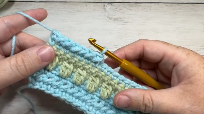 How to Crochet the Cluster and Ridge Stitch Photo Tutorial