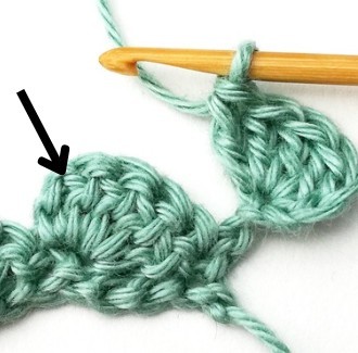 How to Crochet the Mixed Diagonal Shell Stitch Photo Tutorial