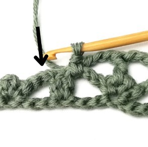 Lacy Spider Column Crochet Stitch Photo Tutorial