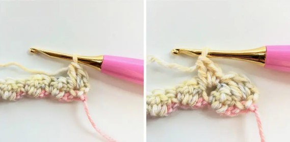 Sedge Crochet Stitch Photo Tutorial