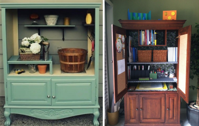 10 Uses For Old TV Armoires 10 Uses For Old TV Armoires