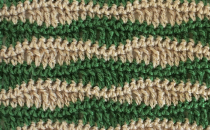 Crochet Colorful Wave Stitch