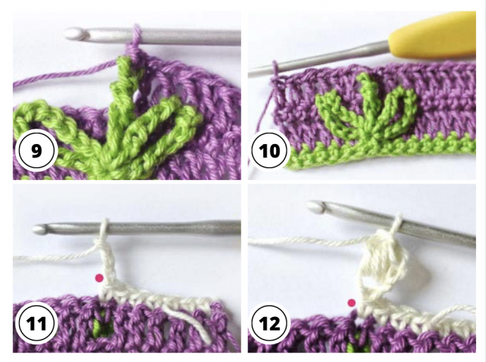 Crochet Flower Puff Stitch