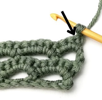Eyelet Crochet Stitch Photo Tutorial