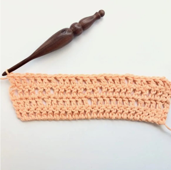 Extreme Drop Leaf Crochet Stitch Photo Tutorial