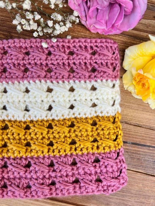 How to Crochet the Cross Over Stitch Photo Tutorial How to Crochet the Cross Over Stitch Photo Tutorial