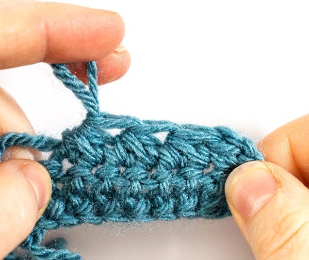 Half Double Crochet Decrease Photo Tutorial