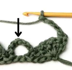 Stacked Triangles and Eyelet Crochet Stitch Photo Tutorial
