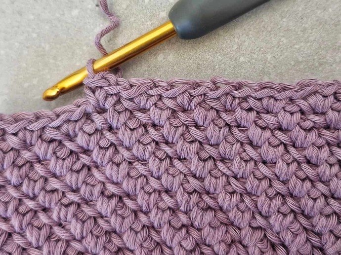 Diagonal Knit Look Crochet Stitch Photo Tutorial Diagonal Knit Look Crochet Stitch Photo Tutorial