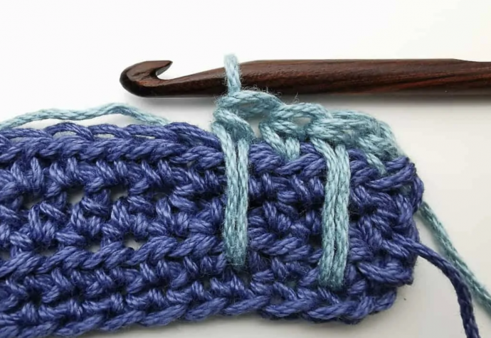 Half Double Crochet Spike Stitch Tutorial