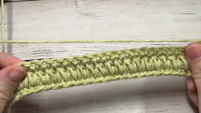Spiked Knotted Half Double Crochet Photo Tutorial