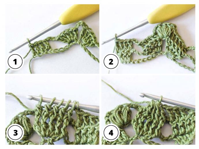 Crochet Leaf Stitch Tutorial