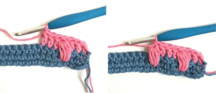 How to Crochet the Drop Puff Crochet Stitch Photo Tutorial