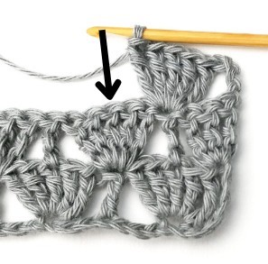Large Uneven Fan Crochet Stitch Photo Tutorial