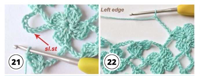 Crochet Lace Flower Stitch