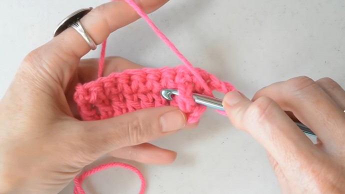 Raised Ripple Crochet Stitch Photo Tutorial