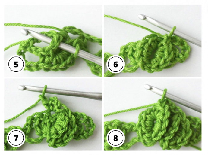 How to Crochet the Simple Heart Stitch