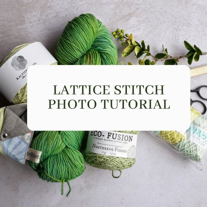 Lattice Stitch Photo Tutorial