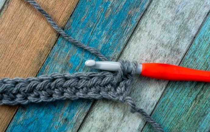 Wide Half Double Crochet Stitch Photo Tutorial