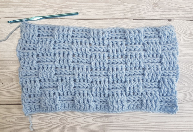Crochet Basketweave Stitch Tutorial