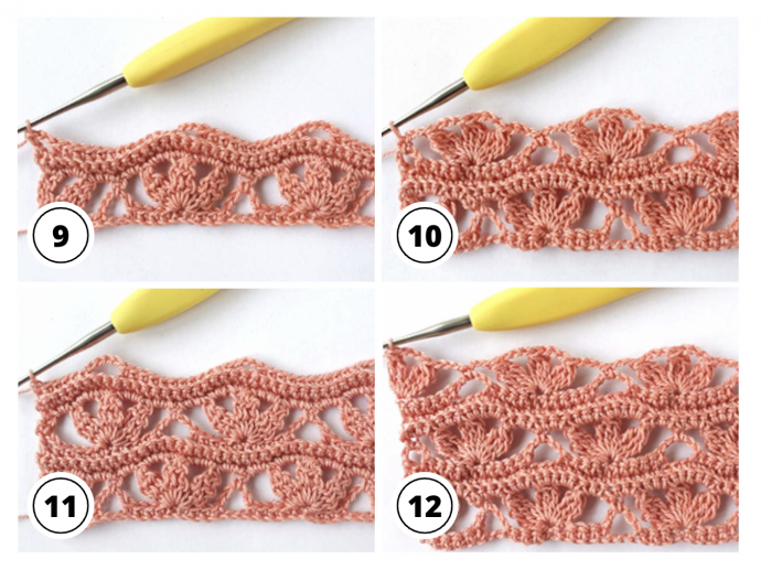 Crochet Tutorial: Trefoil Leaf Stitch