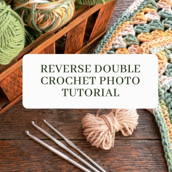 Reverse Double Crochet Photo Tutorial