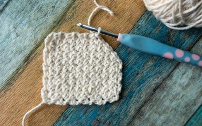 Corner to Corner Moss Stitch Photo Tutorial