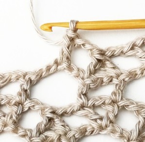 Lacy Interlocked Circles Crochet Stitch Photo Tutorial