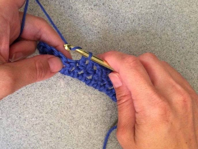 Front Post Double Crochet Stitch Photo Tutorial