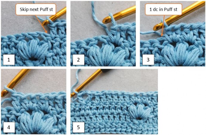 How to Crochet the Flower Stitch Photo Tutorial