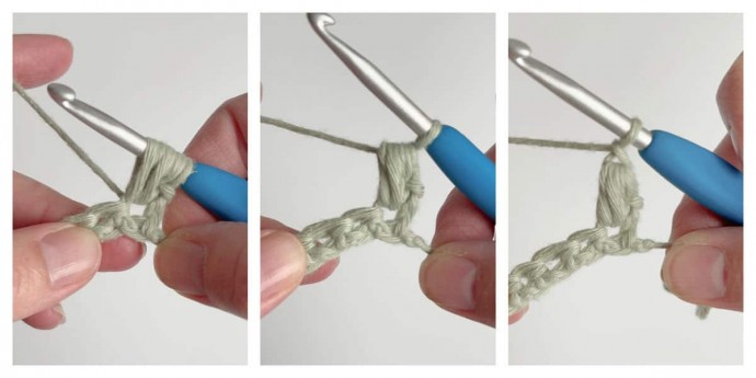 Interlocking Puff Crochet Stitch Photo Tutorial