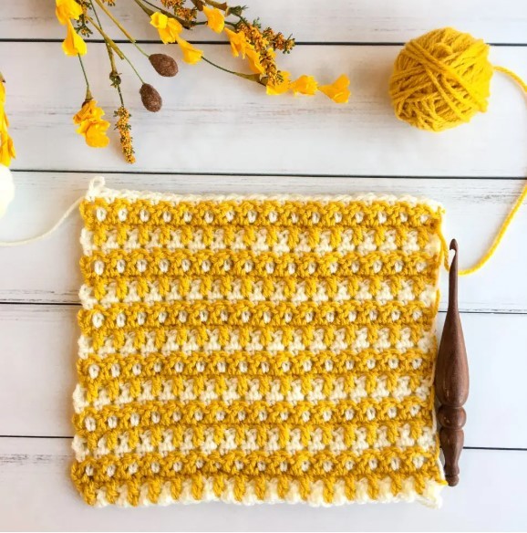 Woven Interlocking Arched Columns Crochet Stitch Photo Tutorial Woven Interlocking Arched Columns Crochet Stitch Photo Tutorial