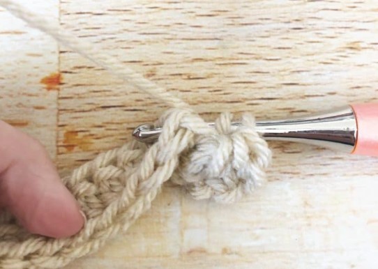 Back Post Half Double Crochet Stitch Photo Tutorial