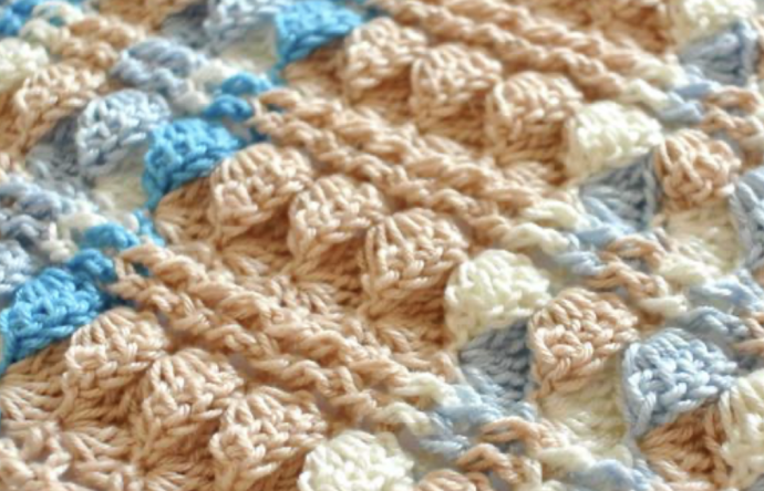 Creating a Simple Colorful Textured Crochet Stitch