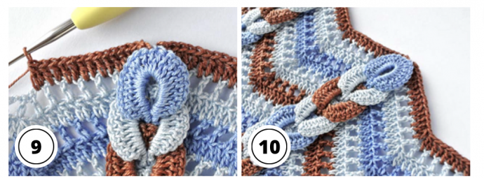 Crochet Cable Wave Stitch Tutorial