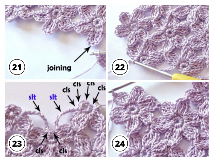 Crochet Flower Stitch