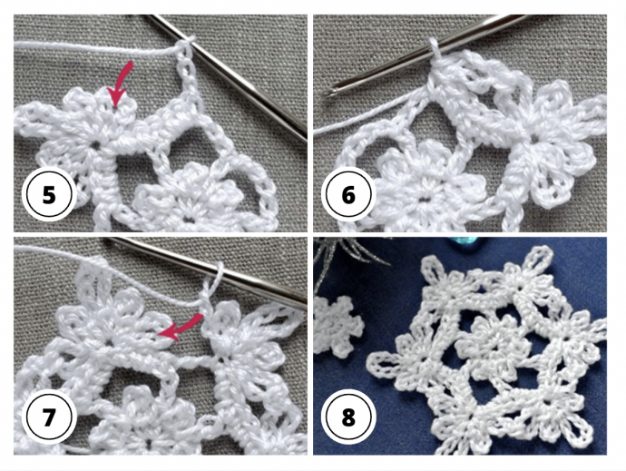 Crochet Tutorial: Snowflake Pattern