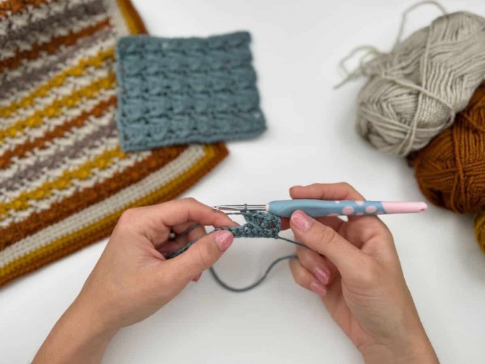 Crossover Crochet Stitch Photo Tutorial